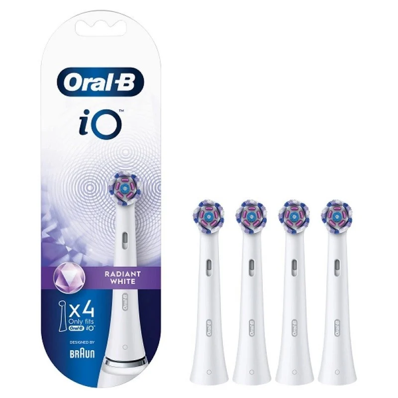 ORAL-B - iO Ανταλλακτικές Κεφαλές Radiant White (white) - 4τεμ.